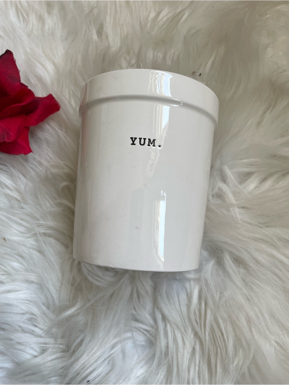 Rae Dunn  Yum Ceramic Canister - Artisan Collection By Magenta